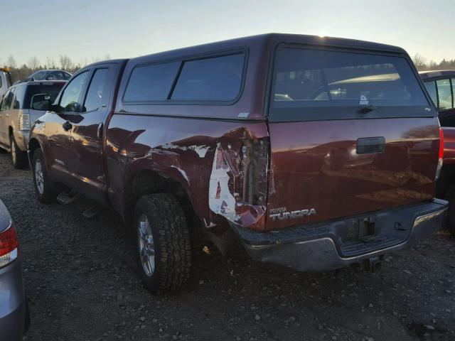 5TFRT54117X004638 - 2007 TOYOTA TUNDRA DOU MAROON photo 3