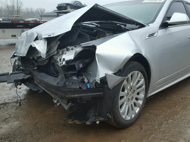 1G6DJ5EV3A0124493 - 2010 CADILLAC CTS PERFOR SILVER photo 9