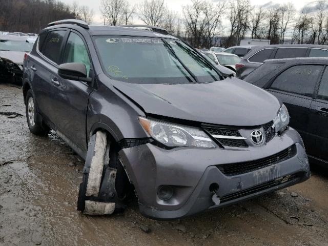 2T3BFREV6EW146227 - 2014 TOYOTA RAV4 LE GRAY photo 1