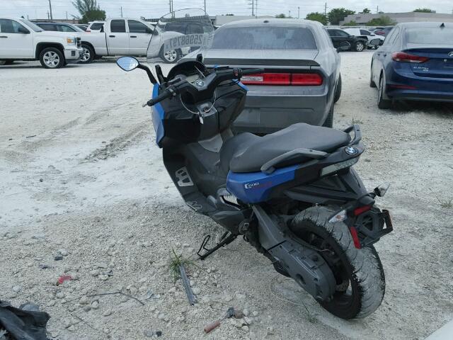 WB101320XEZZ99366 - 2014 BMW C600 SPORT BLUE photo 3