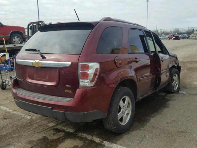 2CNDL43F086288083 - 2008 CHEVROLET EQUINOX LT MAROON photo 4