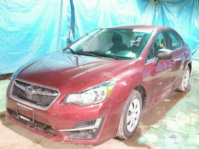 JF1GJAA60FH006630 - 2015 SUBARU IMPREZA BA MAROON photo 2