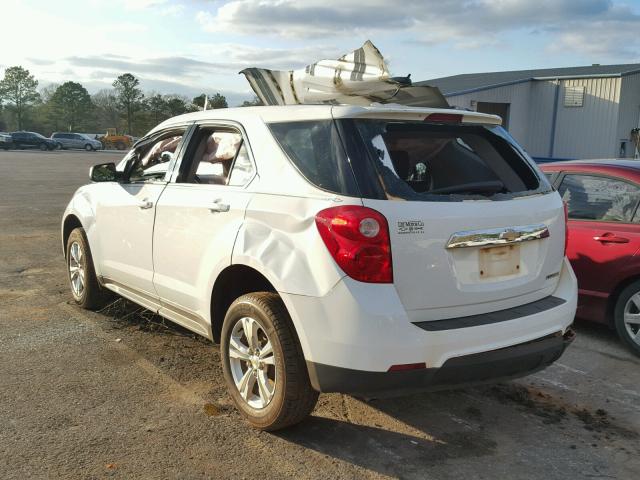 2GNALAEK2F6416098 - 2015 CHEVROLET EQUINOX LS WHITE photo 3