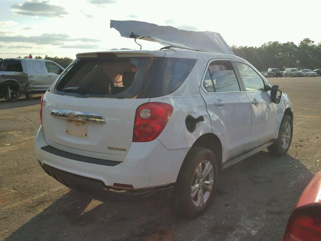 2GNALAEK2F6416098 - 2015 CHEVROLET EQUINOX LS WHITE photo 4