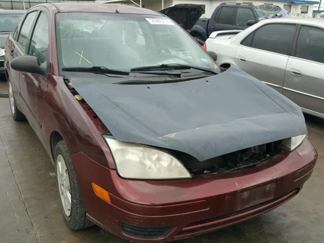 1FAFP34N36W151133 - 2006 FORD FOCUS ZX4 MAROON photo 1