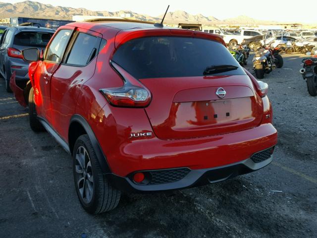 JN8AF5MR6HT700595 - 2017 NISSAN JUKE S RED photo 3