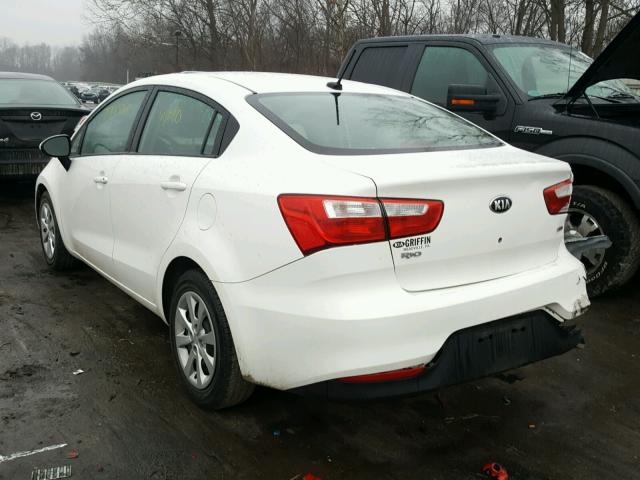 KNADM4A35G6576595 - 2016 KIA RIO LX Սպիտակ լուսանկար 3
