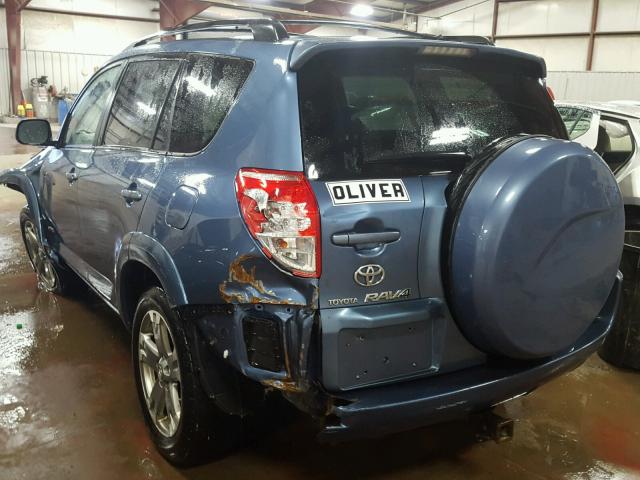 JTMBK32VX85068673 - 2008 TOYOTA RAV4 SPORT BLUE photo 3