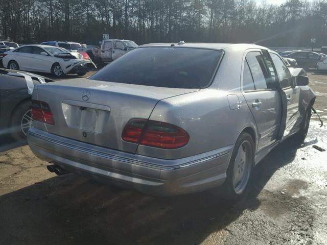 WDBJF74J4YB022435 - 2000 MERCEDES-BENZ E 55 AMG SILVER photo 4