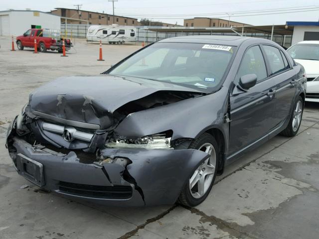 19UUA662X5A000648 - 2005 ACURA TL GRAY photo 2