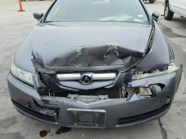 19UUA662X5A000648 - 2005 ACURA TL GRAY photo 9