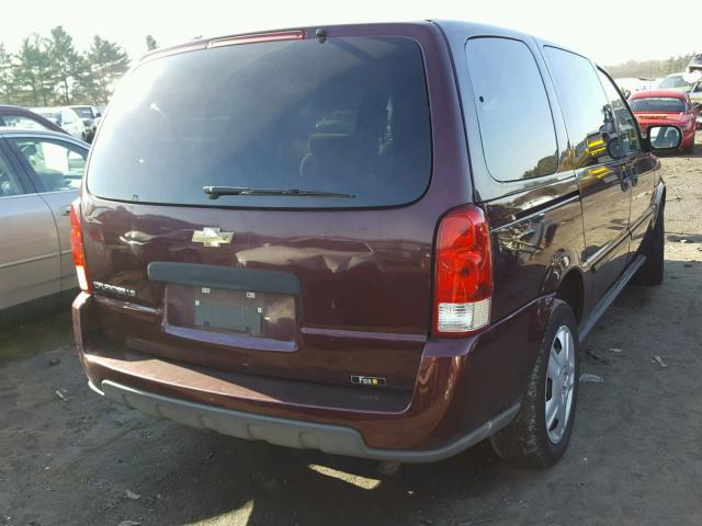 1GNDV23187D102501 - 2007 CHEVROLET UPLANDER L 勃艮第红 照片 4