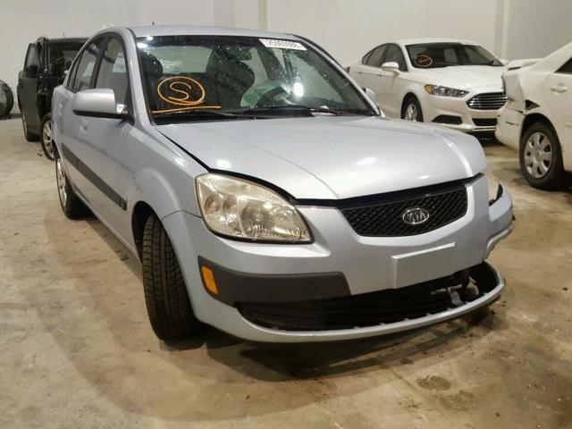 KNADE123786353857 - 2008 KIA RIO BASE BLUE photo 1