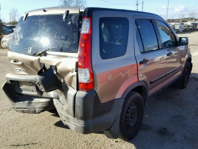 JHLRD78805C047391 - 2005 HONDA CR-V EX GOLD photo 4