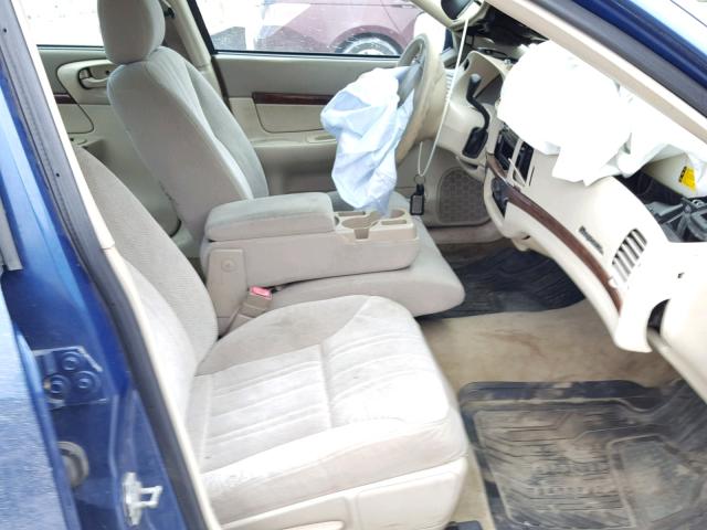2G1WF52E849263100 - 2004 CHEVROLET IMPALA 蓝色 照片 5
