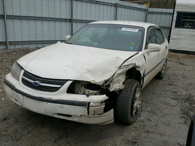 2G1WF52E119378021 - 2001 CHEVROLET IMPALA WHITE photo 2