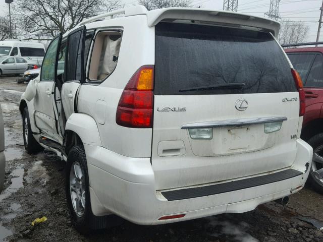 JTJBT20X560122237 - 2006 LEXUS GX 470 WHITE photo 3