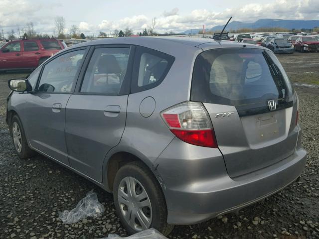 JHMGE8H22AC003369 - 2010 HONDA FIT SILVER photo 3