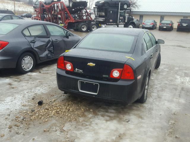 1G1ZC5EU7BF175670 - 2011 CHEVROLET MALIBU 1LT BLACK photo 4