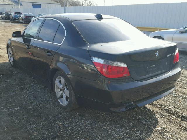 WBANF735X7CU27888 - 2007 BMW 530 XI BLACK photo 3