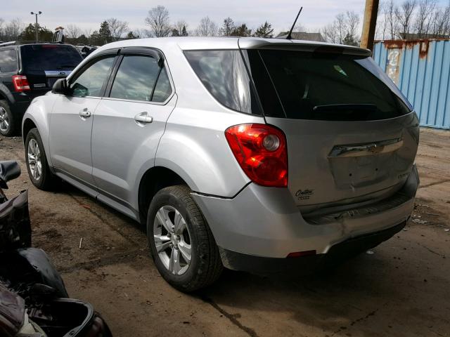 2GNFLCEK7D6319591 - 2013 CHEVROLET EQUINOX LS SILVER photo 3