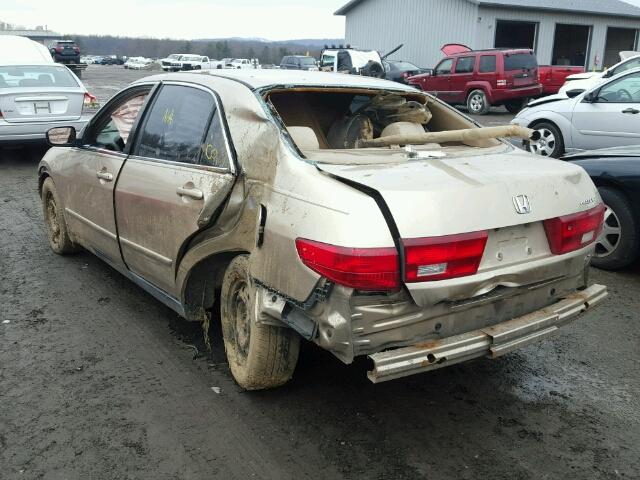 1HGCM56415A103262 - 2005 HONDA ACCORD LX GOLD photo 3