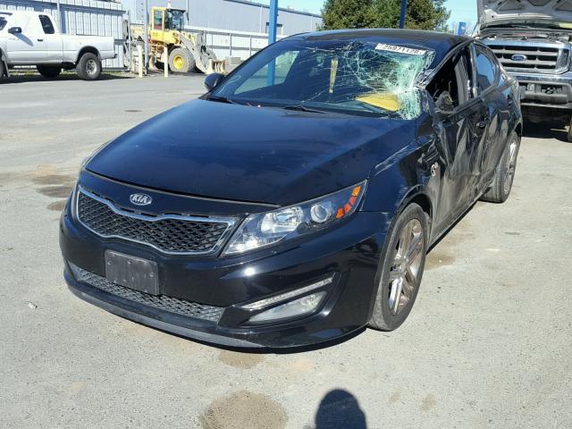 5XXGR4A63DG153720 - 2013 KIA OPTIMA SX BLACK photo 2