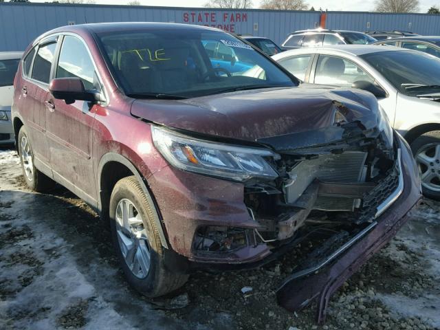 5J6RM4H56FL061132 - 2015 HONDA CR-V EX BURGUNDY photo 1