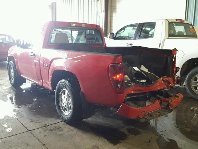 1GCCS149788110482 - 2008 CHEVROLET COLORADO RED photo 3