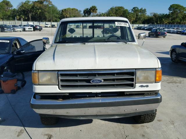 1FTEF14Y7LPB59779 - 1990 FORD F150 WHITE photo 9