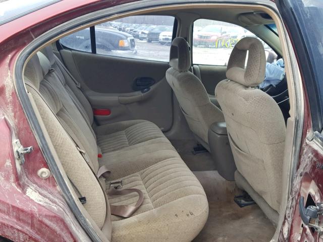 1G2WK52JX2F102207 - 2002 PONTIAC GRAND PRIX წითელი ფოტო 6