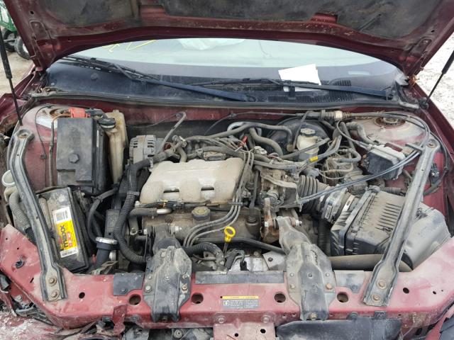 1G2WK52JX2F102207 - 2002 PONTIAC GRAND PRIX წითელი ფოტო 7
