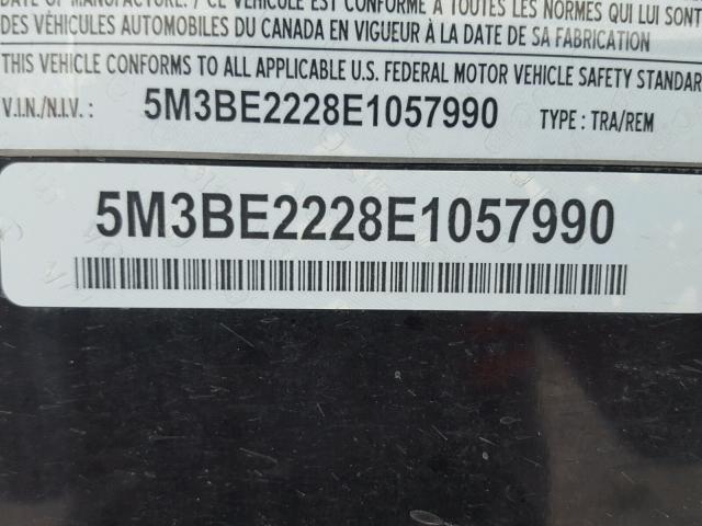 5M3BE2228E1057990 - 2014 UTILITY TRAILER BLACK photo 10