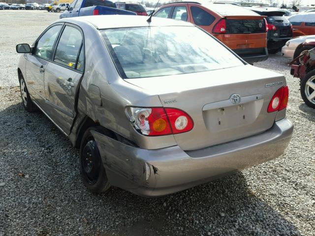 1NXBR32E33Z163212 - 2003 TOYOTA COROLLA CE GRAY photo 3