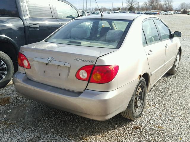 1NXBR32E33Z163212 - 2003 TOYOTA COROLLA CE GRAY photo 4