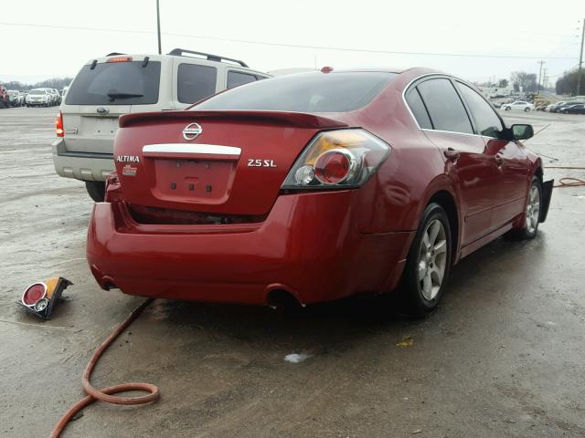 1N4AL21E49N514120 - 2009 NISSAN ALTIMA 2.5 MAROON photo 4