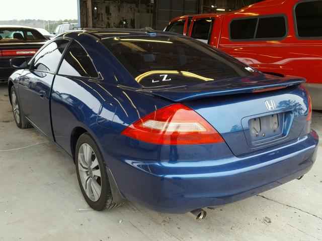 1HGCM82674A005909 - 2004 HONDA ACCORD EX BLUE photo 3