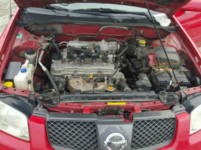 3N1CB51D75L519811 - 2005 NISSAN SENTRA 1.8 RED photo 7