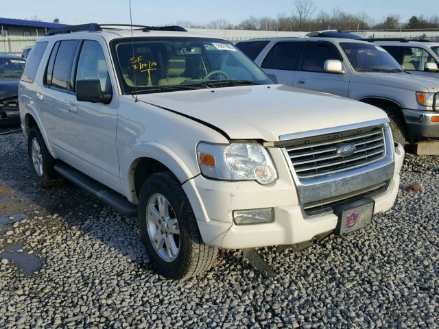 1FMEU6DE2AUA89420 - 2010 FORD EXPLORER X WHITE photo 1