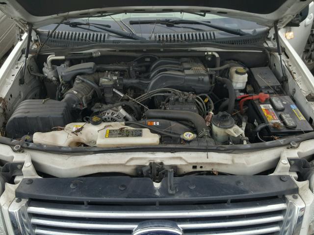 1FMEU6DE2AUA89420 - 2010 FORD EXPLORER X WHITE photo 7