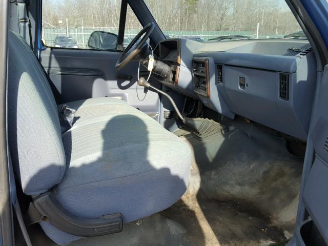 1FTEF15Y3KNB34841 - 1989 FORD F150 BLUE photo 5