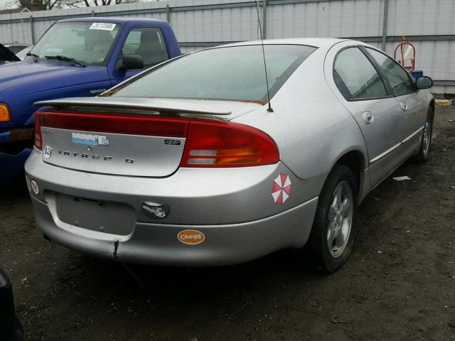 2B3HD56G32H260966 - 2002 DODGE INTREPID E SILVER photo 4