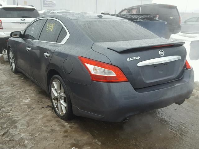 1N4AA5AP1AC804985 - 2010 NISSAN MAXIMA S GRAY photo 3