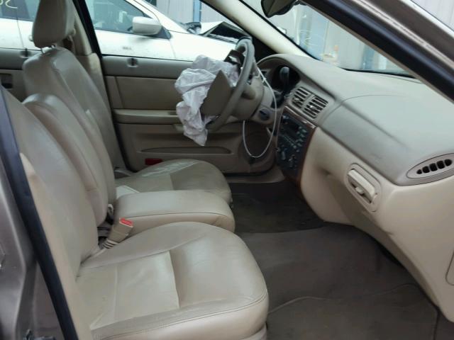 1FAFP56255A255469 - 2005 FORD TAURUS SEL BEIGE photo 5