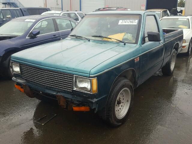 1GTBS14E3J8514118 - 1988 GMC S TRUCK S1 GREEN photo 2