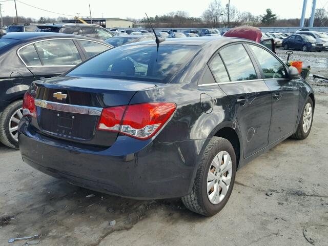 1G1PC5SH7C7252676 - 2012 CHEVROLET CRUZE LS BLACK photo 4