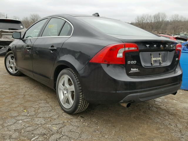 YV1622FS0C2034922 - 2012 VOLVO S60 T5 BLACK photo 3