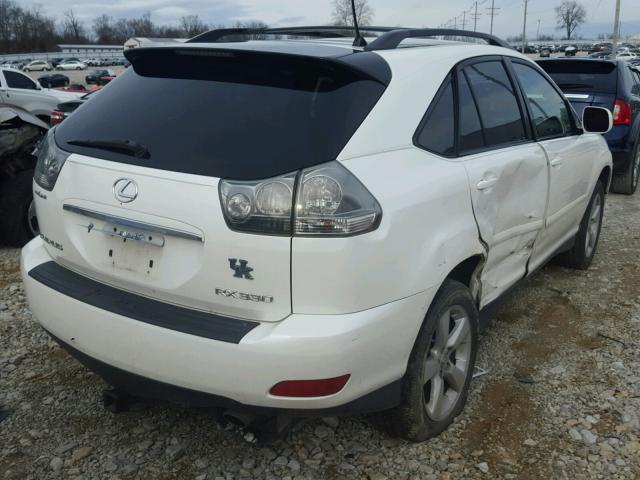 JTJHA31U440010682 - 2004 LEXUS RX 330 WHITE photo 4