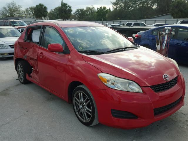 2T1KU40E69C157230 - 2009 TOYOTA COROLLA MA RED photo 1