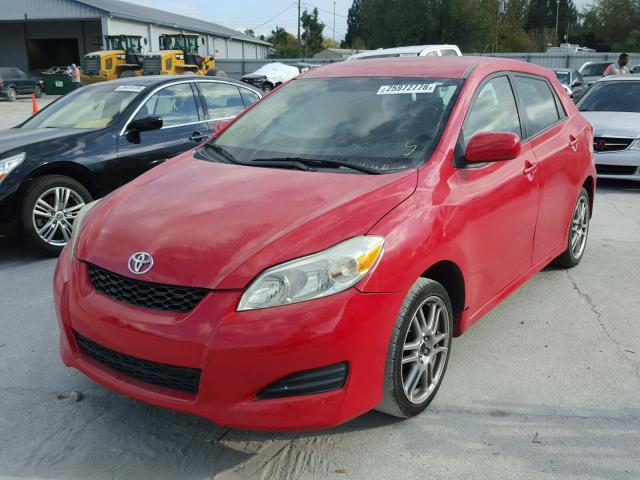 2T1KU40E69C157230 - 2009 TOYOTA COROLLA MA RED photo 2